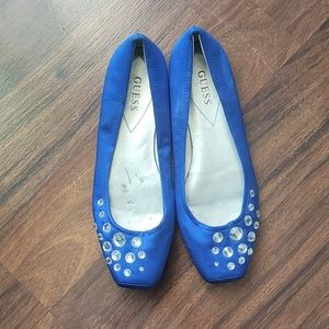 Guess Rhinestone Flats